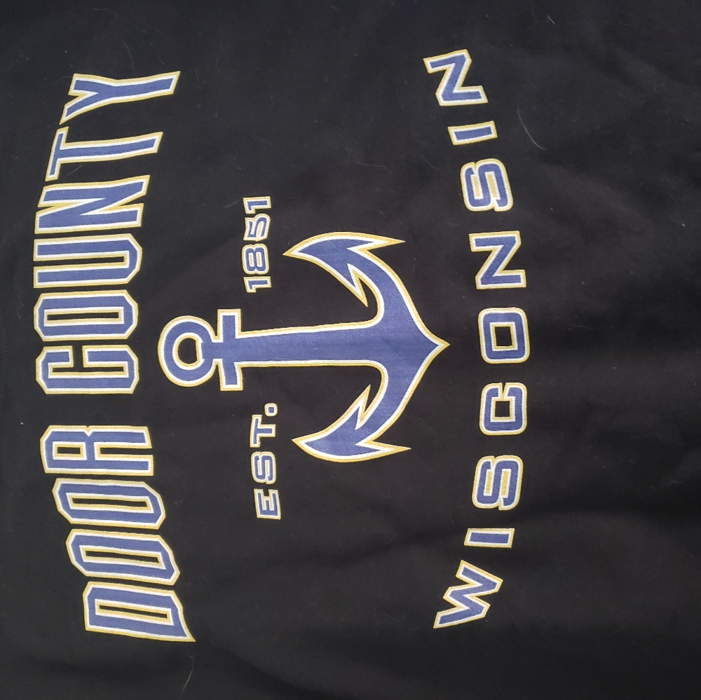 Door county crew neck sweater